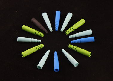 La fibra óptica de goma de la abrazadera pieza para el gancho en opciones del multicolor